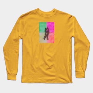 Colourful loving couple Long Sleeve T-Shirt